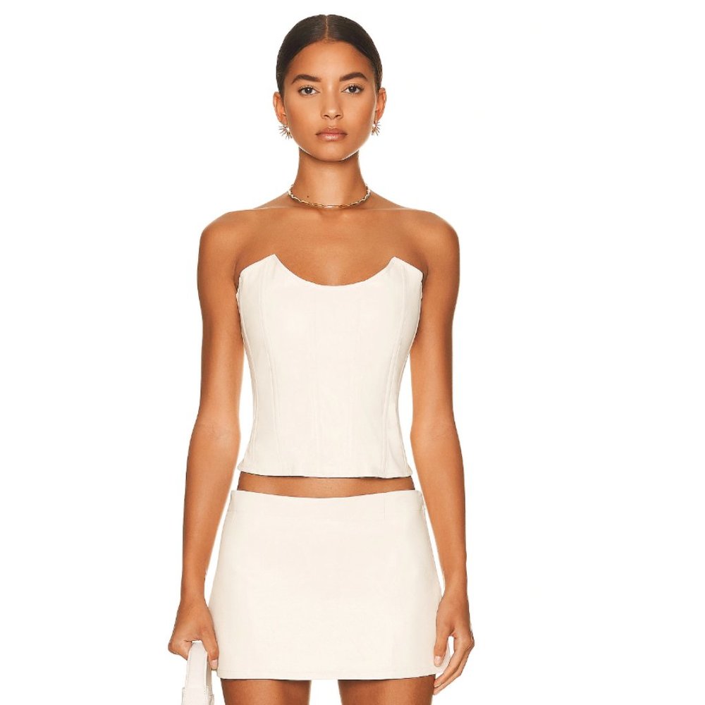 Miaou Leia Corset Top Cream